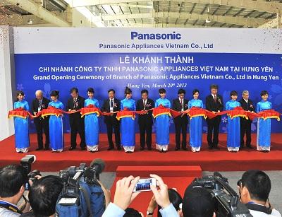 Panasonic Appliances địa hình việt nam đã tổ chức lễ khánh thành nhiều nhà máy khi chế biến máy giặt tại tỉnh Hưng Yên