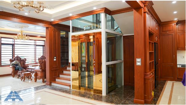 Thang máy kính gia đình: Nâng tầm không gian sống và đẳng cấp cùng Huy Hoàng Thang Máy
